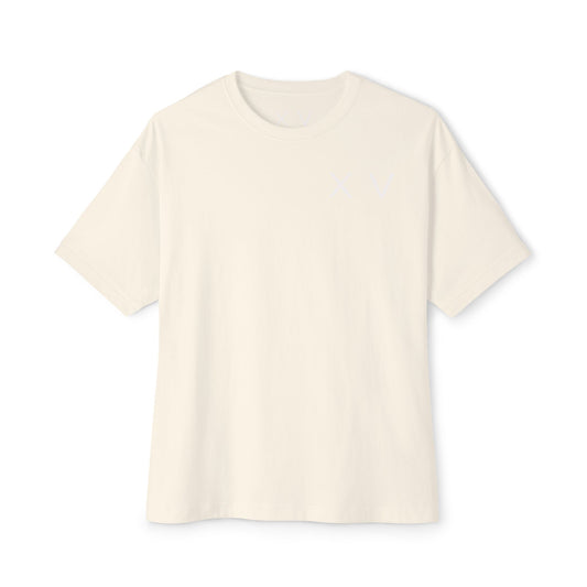 Unisex Oversized Boxy Tee with Minimalist Design, Casual Streetwear, Relaxed Fit, Trendy Gift for Friends, Perfect for Everyday Wear